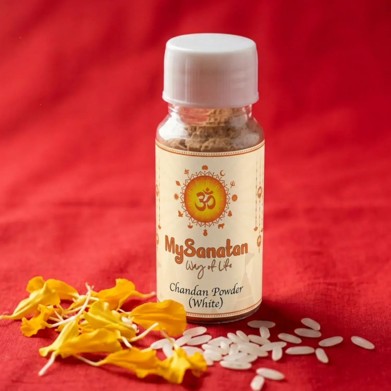 White Chandan Powder | Safed Chandan Tika | White Sandalwood Tika